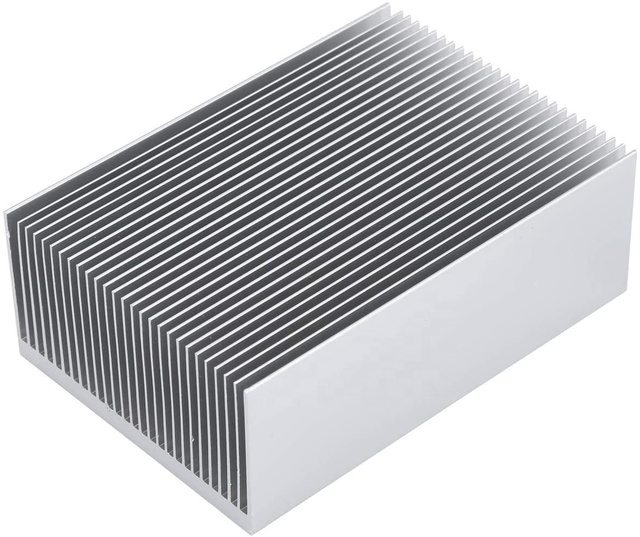 Silver Aluminium Radiator Heatsink Heat Sink for High Power Transistor Semiconductor Devices