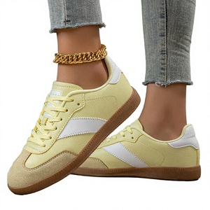 Nouvelles chaussures de sport pour femmes, classiques, à la mode, à semelle plate, à lacets, en PU, à imprimé léopard, décontractées et polyvalentes, très vendues - Product Image 2