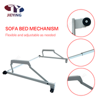 JIEYING Quincaillerie fonctionnelle pour canapé : Charnière de mécanisme convertible canapé-lit robuste avec support coulissant