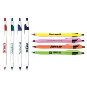 أقلام بلاستيكية باللون الأسود اللون للقلم المتوسط والقلم الكروي بسعر مخفض بشعار يُصمم حسب الطلب مقاس 1 ملليمتر - Product Image 3