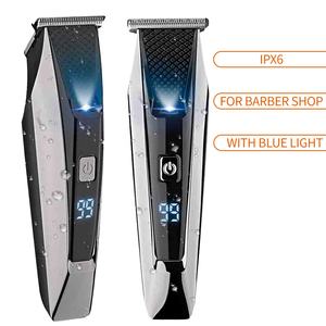 Nueva cortadora de pelo eléctrica inalámbrica recargable de peluquero profesional a prueba de agua para hombres - Product Image 2