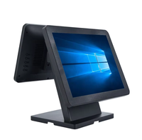 Système de point de vente tout-en-un pour restaurant avec écran tactile capacitif 10 points de 15 pouces, Wi-Fi 6, Android/Linux/Windows personnalisé, caisse enregistreuse