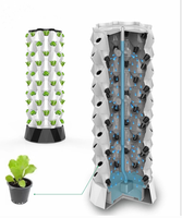 Système d'agriculture hydroponique et aéroponique Seedafarm Pineapple Tart Tower, serre à haute rigidité avec garantie de 3 mois