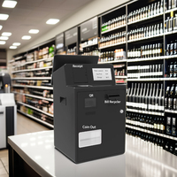 Distributeur Automatique de Billets Bancaire TPV avec Écran Tactile pour Pièces et Billets