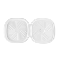 Boîtes à pizza jetables compostables en gros, emballages écologiques à emporter, contenants alimentaires biodégradables, kits de fournitures pour fêtes