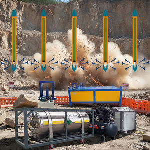Prix départ usine : Équipement de dynamitage de carrière pour <span class=keywords><strong>la</strong></span> fendage de roches au dioxyde de carbone, avec moteur et pompe, pour <span class=keywords><strong>la</strong></span> fendage de pierres sans bruit - Product Image 1