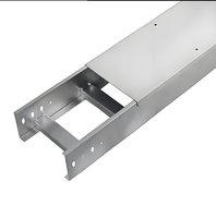 Système de gestion des câbles de type échelle pour la construction industrielle, en aluminium, acier inoxydable, finition galvanisée, capacité de 16 pièces