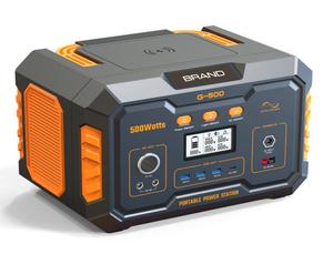 Centrale électrique portable à éclairage <span class=keywords><strong>rechargeable</strong></span> 220v 500w centrale électrique portable de camping en plein air avec panneau solaire - Product Image 3
