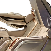 Fauteuil de massage pliable intégral 4D+3D à double mouvement, nouvelle conception OEM 2026, haute qualité, zéro gravité, rail SL, scanner IA, chauffage