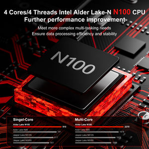 FIREBAT AK2 PLUS MiniPC Intel N100 Dual Band WiFi5 BT4.2 8GB 256GB Ordinateur de bureau de jeu <span class=keywords><strong>Mini</strong></span> <span class=keywords><strong>PC</strong></span> Gamer - Product Image 2