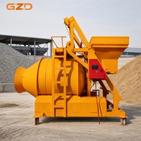 Bétonnière industrielle GZD JZM1500L à entraînement électrique pour chantiers de construction et projets de bâtiment