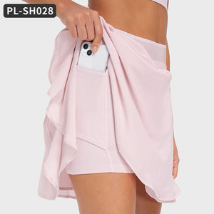 Shorts Deportivos de Cintura Alta para Mujer, con Cordón Ajustable, Levanta Glúteos, Shorts de Yoga, Sensación Desnuda, Shorts con Efecto Push-Up - Product Image 5