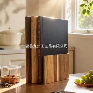 Juego de tablas de cortar de madera de acacia, 3 piezas, bandeja rectangular para servir en la cocina, para carne y fiestas - Product Image 1