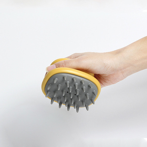 Brosse de toilettage et de massage pour animaux de compagnie, pour chiens et chats à poils longs et courts, utilisable en mode humide pour le bain ou en mode sec pour le toilettage - Product Image 3