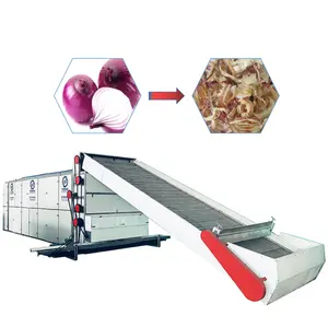 Industry Conveyor Dryer With Natural Gas Coconut Apple Plantain Banana Fruit Chips Drying Machine For Fruit