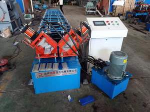 Personnalisé <span class=keywords><strong>U</strong></span> C Angle Métal Goujon Canal Piste Cloison Sèche Profil Lumière Quille Rouleau Formant La Machine c purlin formant la machine - Product Image 3