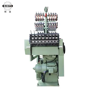 GINYI automatische hochgeschwindigkeits-schmalstoff-webmaschine flachnadellocken-BH Band Band Strick-Flachnadellockenmaschine