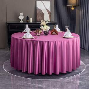 <span class=keywords><strong>Nappe</strong></span> Premium double couche personnalisée privée, adaptée aux mariages/banquets/restaurants - Product Image 3