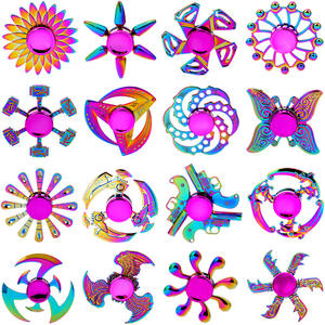 Nuevo juguete creativo colorido Fidget Spinner para aliviar el estrés caja de hierro al por mayor para la escuela cantina supermercado <span class=keywords><strong>calle</strong></span> puesto - Product Image 5