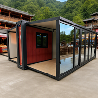 Maison conteneur pliable et extensible série 700, optimisée pour le fret, bâtiment modulaire préfabriqué, faible coût d'expédition, pod mobile