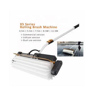 Brosses de lavage à perche télescopique X5 de 11,5 m, <span class=keywords><strong>brosse</strong></span> <span class=keywords><strong>rotative</strong></span> pour le nettoyage des panneaux solaires sur les toits - Product Image 2