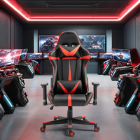 Chaise pivotante de jeu professionnel 2024 la plus vendue pliable et tournante avec cuir synthétique Nouveau produit