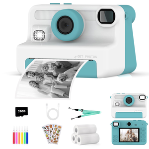 Fotocamera Giocattolo per Bambini HD Creativa Ricaricabile Fotocamera Digitale con Stampa Istantanea Video HD Foto Gioco Regalo per Bambini - Product Image 3