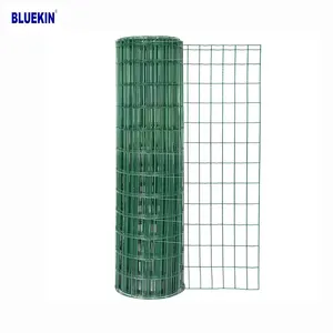 Rotoli di rete metallica rivestiti in PVC verde zincato di alta qualità a prezzi economici