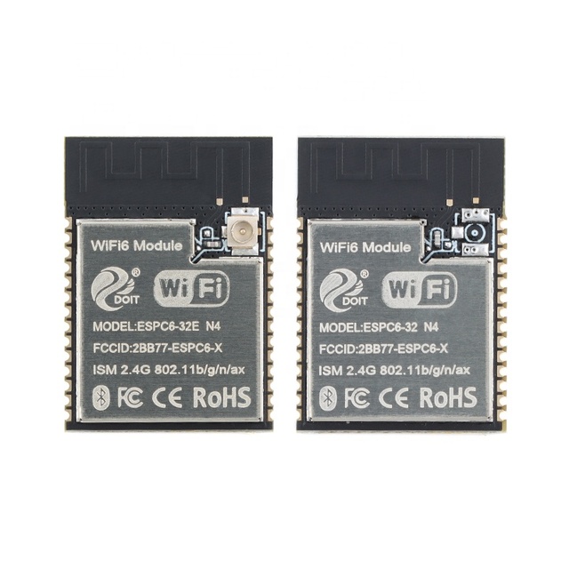 ESPC6 Wireless Module Wifi 6 BLE5.0 Zigbee3.0 Thread Module ESP32-C6 Chip ESPC6-32-N4 ESPC6-32E-N4 ESPC6-32 ESPC6-32E