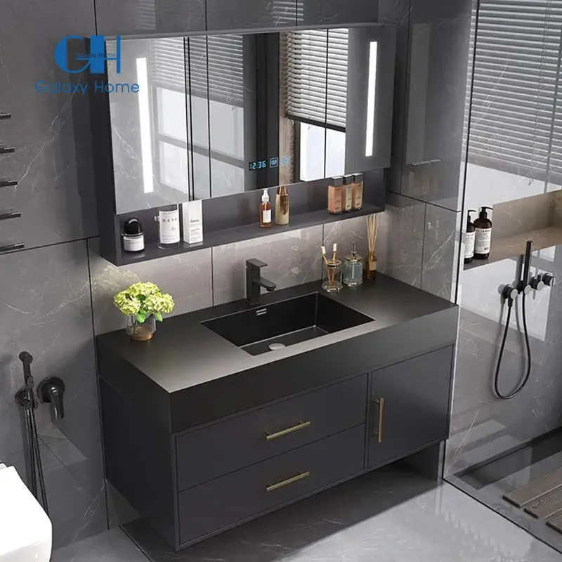 High Quality Small with Sink Wall Mounted Vanity Lighting Bathroom Vanities Cabinet For Mall