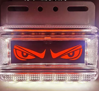 24V Étanche LED Super Lumineux Lumière Latérale pour Camion New Angel Devil Eye Illuminate Strip Car Light Accessoires pour Éclairage