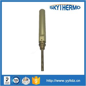 Tipo reto Marine V-forma Termômetro De Vidro 8 "caso De Alumínio Dourado com Hércules De Latão - Product Image 6