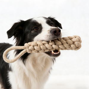 Jouets à mâcher pour animaux de compagnie en corde de coton tressée, durables, mignons, classiques et modernes, pour le nettoyage des dents des chiens, utilisation en extérieur, vente en gros - Product Image 2