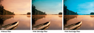 ใหม่เอี่ยม ของแท้ ใหม่ 4x565 กรองไล่ระดับสีม่วงแดง HEH 1 GRAD FILTER แบบแข็ง แนวนอน สำหรับ PLC - Product Image 1