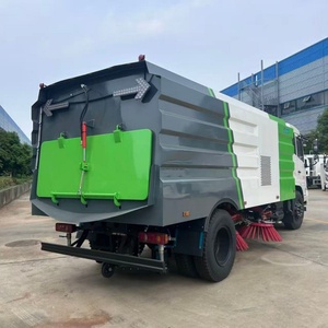 Camión barredor de calles Dongfeng de 15 CBM para trabajo pesado con componente de motor principal y barredora de polvo - Product Image 4