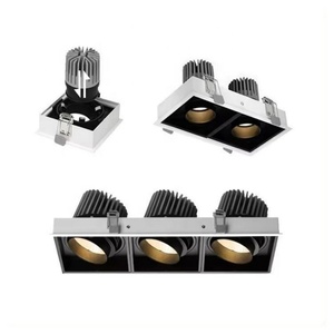 Foco LED Cuadrado Empotrable de Aluminio Negro de 12W, 24W, 36W para Interiores, Oficinas, Comercios y Hogares - Product Image 4