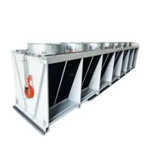 2023 Tube Fin adiabatic coolers vertical dry cooler for overseas market data center cooling tower