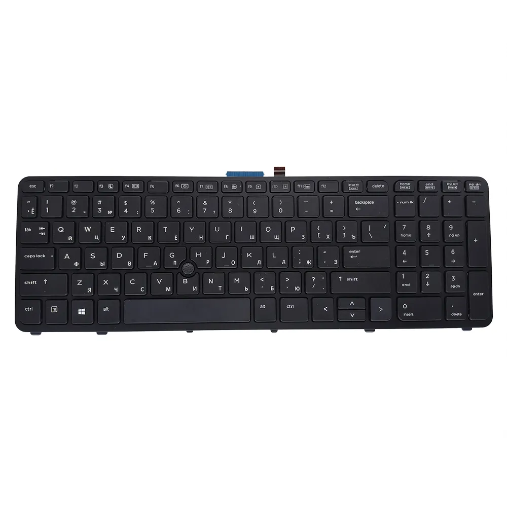 RU Rusia dengan backlight laptop Keyboard untuk HP ZBOOK 15 G1 G2 ZBOOK 17 G1 G2 sksk7123bl dengan titik pelacakan