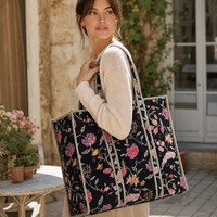 Cadeaux promotionnels Mojo, sac à maquillage personnalisé pour la fête des mères, petit sac en tissu à fleurs, patchwork en coton, carré horizontal, nœud en tissu, sac pour ordinateur