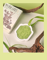 Vente en gros de fleurs en plâtre de paraffine multi-saveurs au parfum longue durée, design Art Déco, pour rafraîchir l'air des voitures et des placards