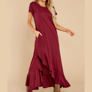 Jupes printemps 2024 personnalisées pour femmes XXL plus, ensembles de jupes <span class=keywords><strong>midi</strong></span> deux pièces plissées taille été/ - Product Image 3