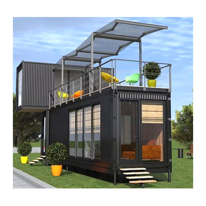 Maisons préfabriquées modulaires portables de luxe, extensibles, modernes, type conteneur - Product Image 1