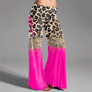 Vendita calda <span class=keywords><strong>vita</strong></span> elastica stampa retrò floreale bohémien sport Yoga pratica <span class=keywords><strong>pantaloni</strong></span> Casual <span class=keywords><strong>donna</strong></span> estate <span class=keywords><strong>pantaloni</strong></span> Boho - Product Image 2