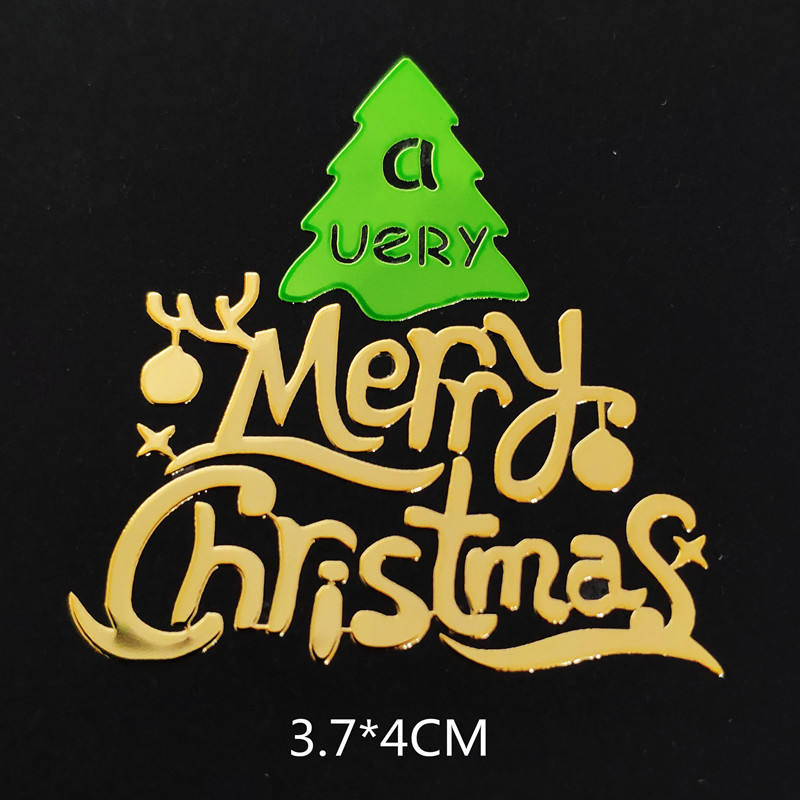 B81 ต้นคริสต์มาสแห่งความสุข สีทองเขียว