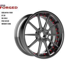 JOVA Juego De 4 234 50 <span class=keywords><strong>R19</strong></span> <span class=keywords><strong>235</strong></span> <span class=keywords><strong>55</strong></span> <span class=keywords><strong>R19</strong></span> 1143 Custom Chrome 2 Piezas <span class=keywords><strong>Ruedas</strong></span> Forjadas Para Bmw F30 - Product Image 2