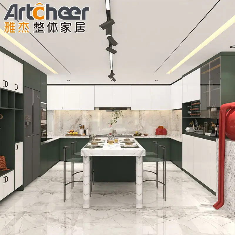 Kitchen furniture solid wood kitchen cabinet sets luxury simply design