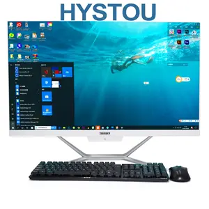 HYSTOU Computer Desktop Aio 4K Designer Studio All In One Computer Frameless All In One Pc
