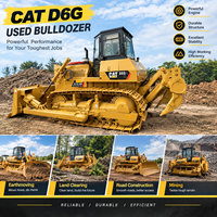 Bulldozer Caterpillar D6G d'occasion avec moteur, boîte de vitesses, pompe et ripper, capacité de nivellement de 5,7 m, à vendre