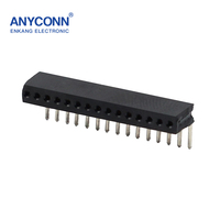 Broche de connecteur d'en-tête femelle 2-40P à une rangée 1.0mm/1.27mm/2.0mm/2.54mm/mm pas SMD/SMT pour l'électronique pour en-tête femelle