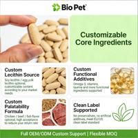 Lecithin Pet Cold Pressed dengan Vitamin E dan Asam Lemak, Suplemen Hewan Peliharaan untuk Kulit Kering Anjing dan Kucing, Rasa Lezat